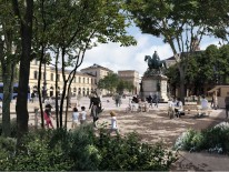 BILD:   		Wettbewerb Ludwigstrasse: luftig reloaded        